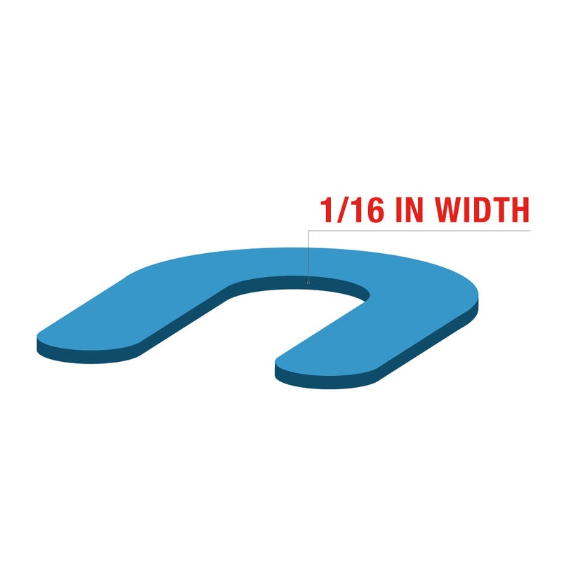 QEP Brutus Horseshoe Shim Tile Spacers for 1/16" Grout, Pail of 200 - Image 3